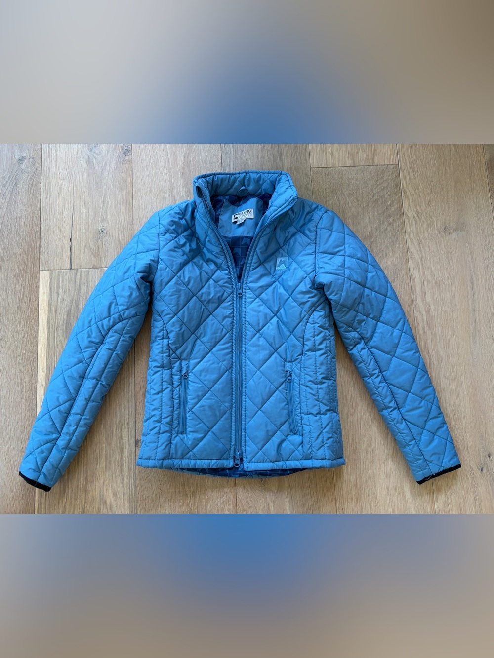 Riding Sport horseback riding quilted fitted jacket winter warm - size medium